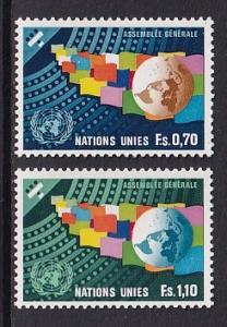United Nations Geneva   #79-80  MNH  1978   general assembly