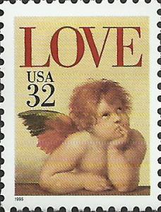 # 2957 MINT NEVER HINGED LOVE CHERUB