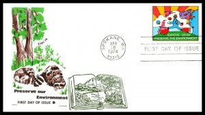 10466 OAS-CNY FDC JACKSON SCOTT 1527 – 1974 10c EXPO '74, Preserve Environment