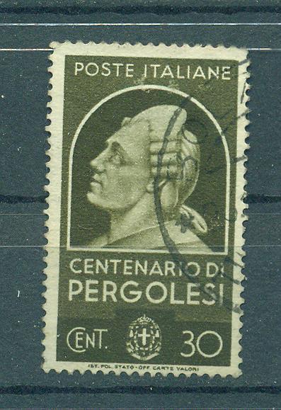 Italy sc# 390 used cat value $1.60