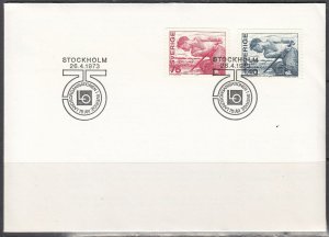Sweden Scott 999-1000 FDC - Trade Union Confederation