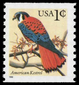 US Sc 3044 VF/MNH - 1996 1¢ Kestrel  - P.O. Fresh