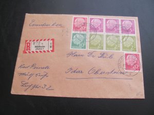 GERMANY  1958  BOOKLET STAMPS   VERY NICE (155)