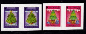 Isle Of Man  2006 - Christmas   - MNH -  Booklets Pairs Sets   MNH # 1178-1179