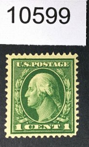 US # 405 MINT OG H CAT. $ LOT #10599