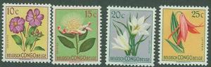 Belgian Congo SC# 263-6 Flowers, MH