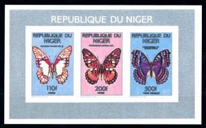 [95574] Niger 1990 (1991) Insects Butterflies Imperf. Miniature Sheet MNH