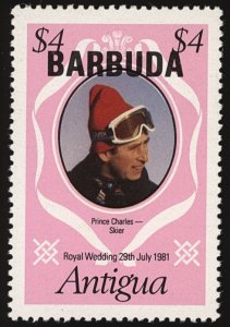 BARBUDA Sc 499 VF/MNH - 1981 - Prince Charles