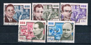 Germany DDR B112-16 Used set Activists 1964 (G0731)