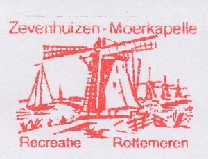 Meter top cut Netherlands 1990 Windmill