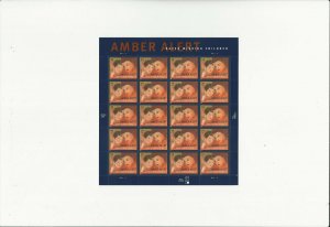 US Stamps/Postage/Sheets Sc #4031 Amber Alert MNH F-VF OG FV 7.80