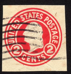 1915-32, US, 2c, Cut square, Used, Sc U429