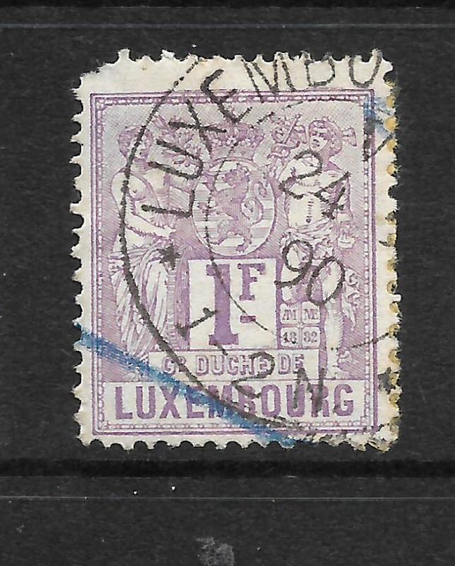 LUXEMBOURG  1882   1f   ARMS  FU    Sc 58