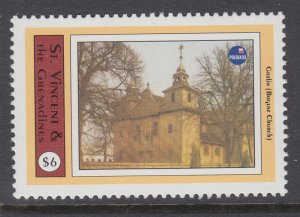 St Vincent 1897 Architecture MNH VF