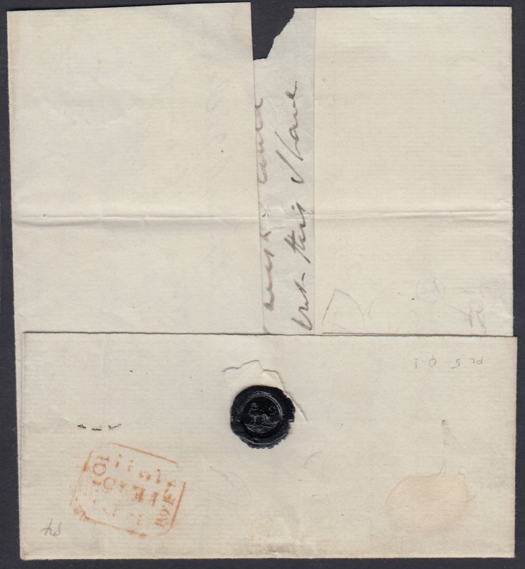 Great Britain, 1p Black 1841 WOTTON-UNDER-EDGE distinctive Maltese on cover, RPS