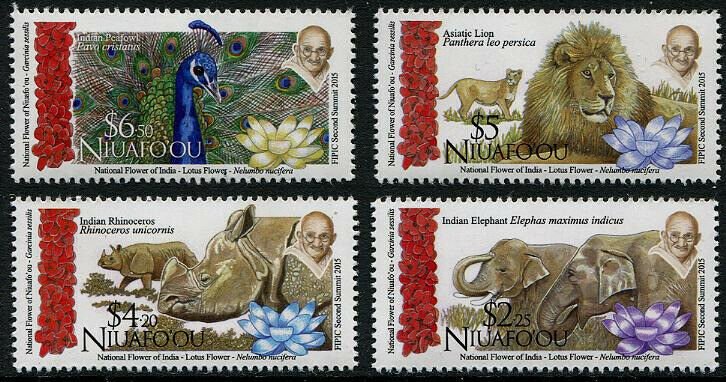 HERRICKSTAMP NEW ISSUES NIUAFO'OU Sc.# 335-38 FIPIC Summit