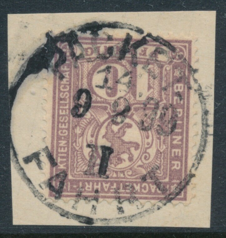 Berlin Private Post Town Local Mi B65, B67 & B69 USED on pieces