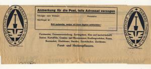 ALLEMAGNE / GERMANY / DEUTSCHLAND 1933 Mi.412 /Eilige Drucksache Streifband 