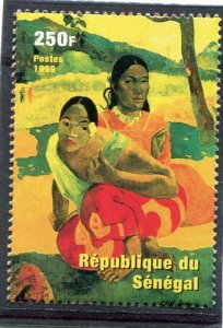 Senegal 1999 PAUL GAUGUIN Paintings 1 value Perforated Mint (NH)