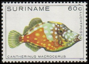 Suriname C89 - Mint-NH - 60c American White-spotted Filefish (1979) (cv $0.80)