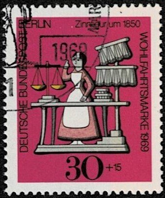 1969 Berlin Scott Catalog Number 9NB67 Used