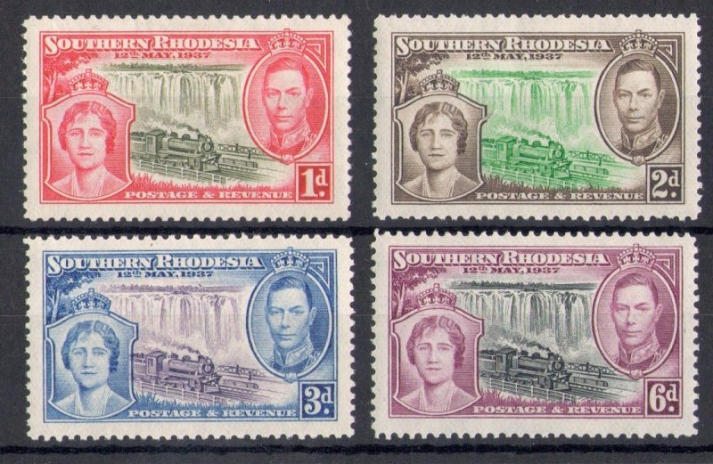 1935 Southern Rhodesia, Stanley Gibbons #31-34 - Silver Jubilee - MNH**