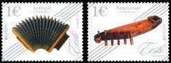 Estonia Estland 2014 Europa CEPT National music instruments set of 2 stamps MNH