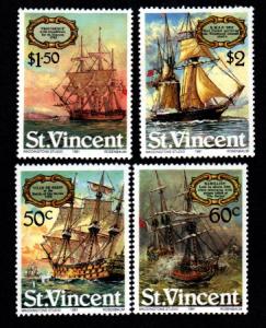 St Vincent # 615-618 Mint Ships!