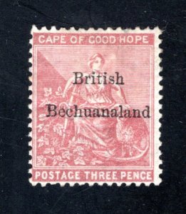 Bechuanaland, SC 3, F/VF, Unused, CV $60.00  .....0540002