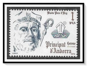 Andorra Spanish #116 Bishops Of Urgel MNH