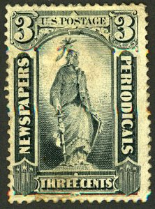 U.S. #PR58 MINT NG HR THIN 