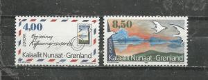 Greenland Scott catalogue # 291-292 Unused HR