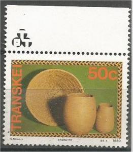 TRANSKEI, 1989, MNH 50c, Basketry. Scott 222