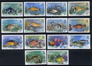 Turks & Caicos Islands 1978 Fish definitive set compl...