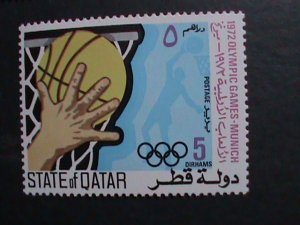 ​QATAR-1972 SC#303-7-20TH OLYMPIC GAMES-MUNICH-MINT VF  WE SHIP TO WORLD WIDE