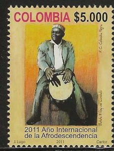 Colombia 2011, Scott 1362, Year of People of African Descent
