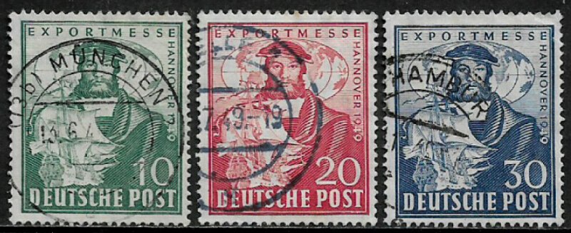 Germany #662-4 Used Set - Hanover Export Fair