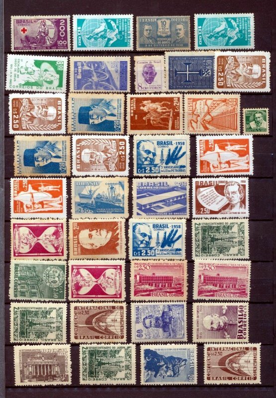 BRAZIL 1950s MNH MH Mixture (Aprx 85 Items ) (RK 456 