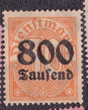 Germany 1923 - O36 MH