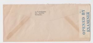 BERMUDA 1941 CENSOR(#208) COVER TO USA AIRMAIL, 7½d RATE (SEE BELOW)