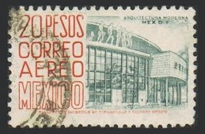 Mexico C217,used.Michel 1033-I. Modern building,1956.