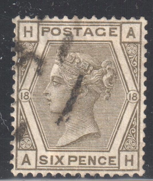 Great Brittain #86 Used  -- WMK#30 ---  PLATE #18 --  C$72,50 -  Special cancel