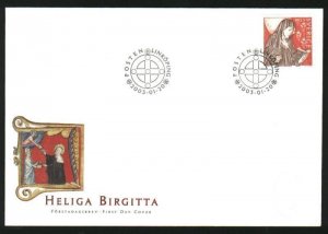 Sweden. FDC 2003 Cachet. Saint Bridget. Engraver P. Naszarkowski