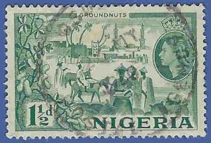 Nigeria # 82 1953 Used