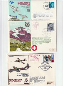 Switzerland Germany Spain Aviation Covers (15 Items) (Goy 3638