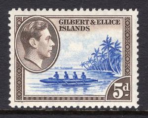 Gilbert and Ellice 46 Canoe MNH VF