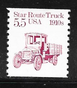 USA 2125: 5.5c Star Route Truck, single, MNH, VF