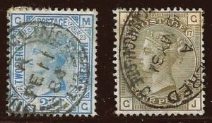 Great Britain #82 and 84 Scotts CV $100