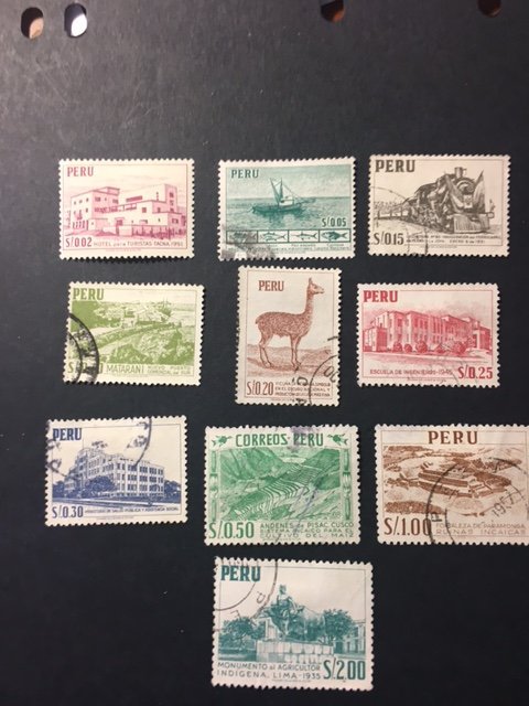 Peru sc 457-466 MHR+uhr comp set