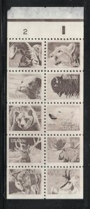 ALLY'S STAMPS US Scott #1889a 18c Wildlife B/P [10] MNH [BP-36b]